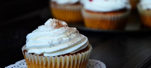 Кексы с тыквенным пюре