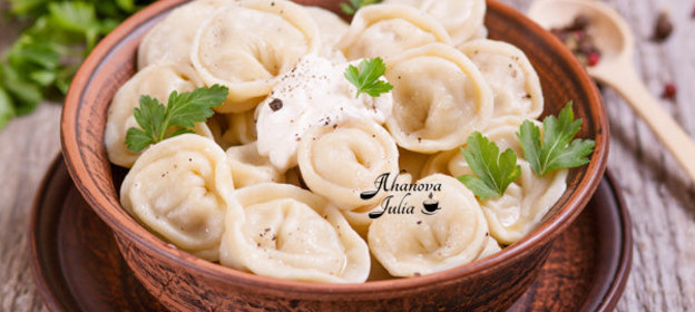 Пельмени домашние (тесто в хлебопечке)