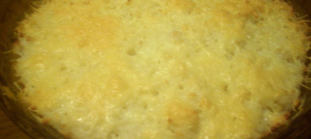 Рисовая запеканка с сыром и грушами