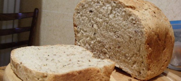 хлеб с укропом, семечками подсолнечника и прованскими травами /для хлебопечки/