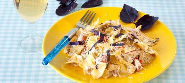 Паста с помидорами и рикоттой