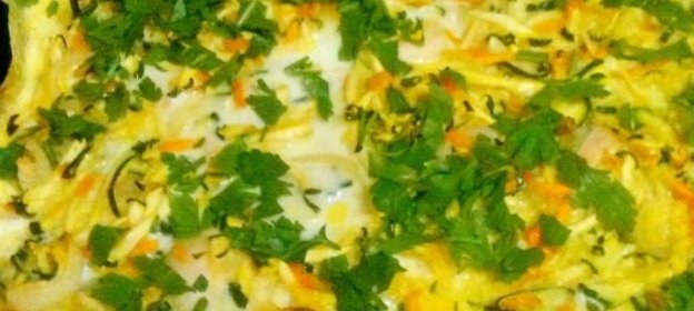 Запеканка из кабачков с мясом