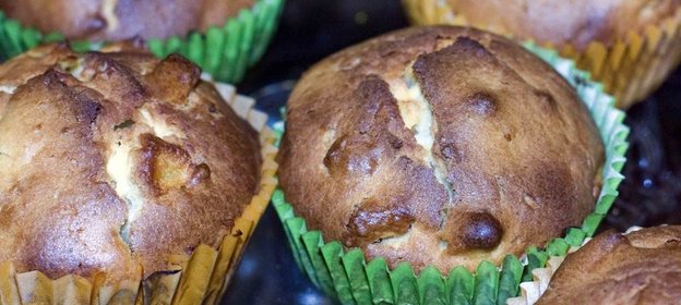 Кексы с яблоками