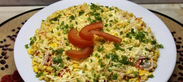 Слоеный салат Фантазия