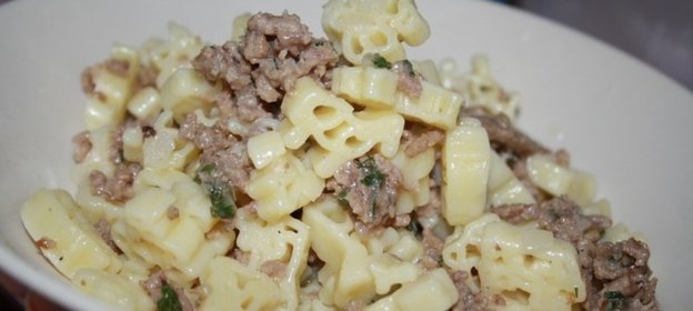 Детские макароны По-флотски