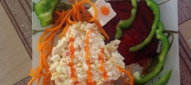 Запеканка из икры рыб океанических