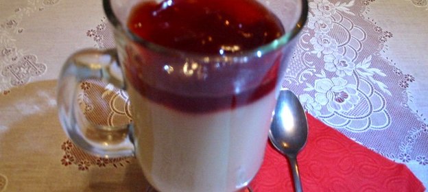 Вишневая панакота