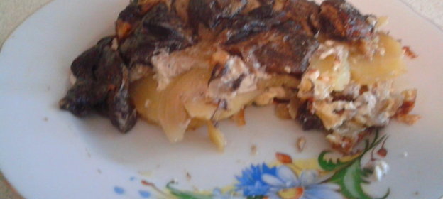 Грибная запеканка