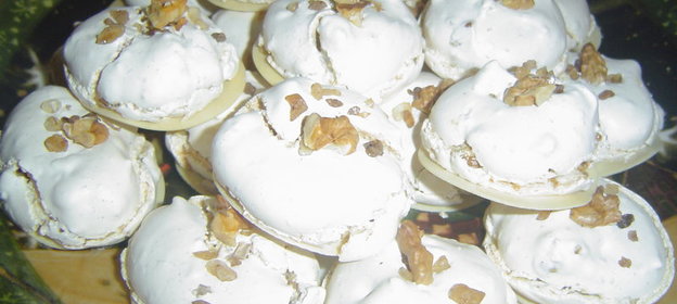 Рождественское печенье Ореховое безе-Nussbaisers