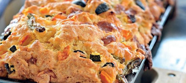 Овощной кекс-хлеб