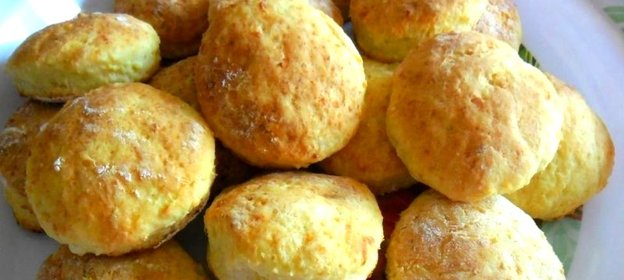 Быстрое печенье из творога