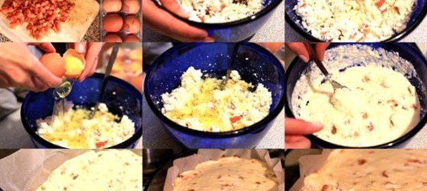 Запеканка из обезжиренного творога с курагой