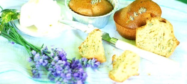 Кексы с лавандой
