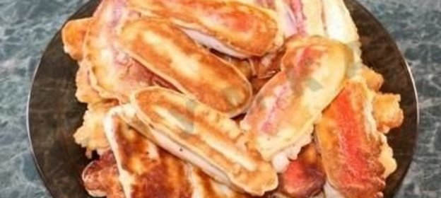 Крабовые палочки в кляре с сыром