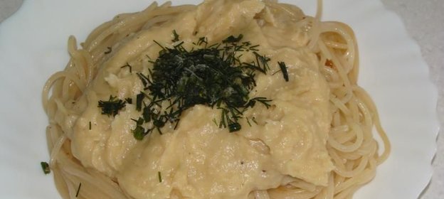 Сырный соус для спагетти