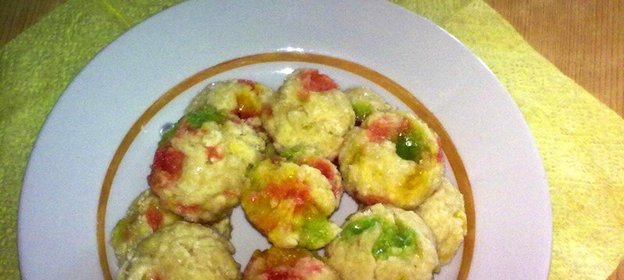 Печенье с карамелью