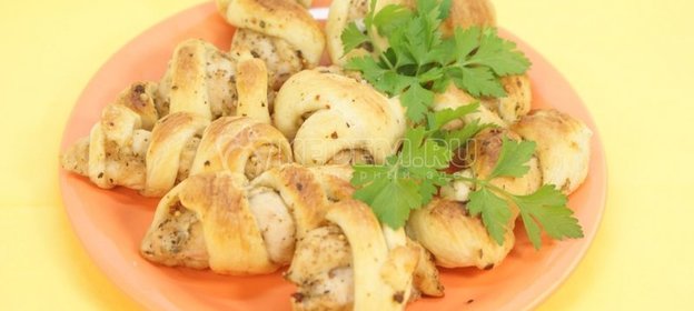 Конкилье пешаторе (паста с морепродуктами)