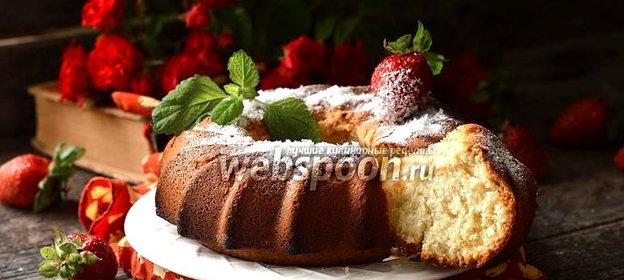 Кокосовый кекс на белках