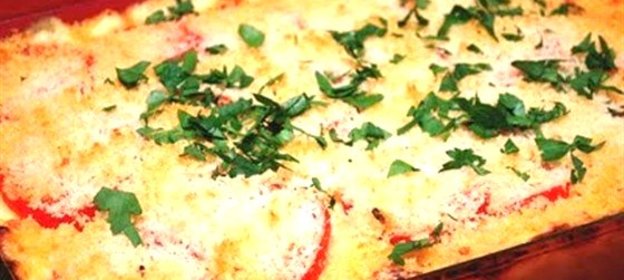 Запеканка из макарон с панчеттой