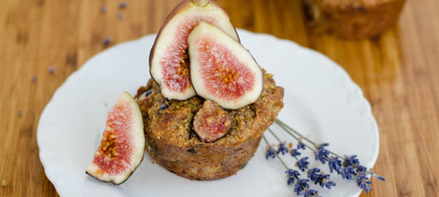 Кексы с миндалем и инжиром