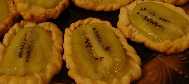 Песочное печенье с киви