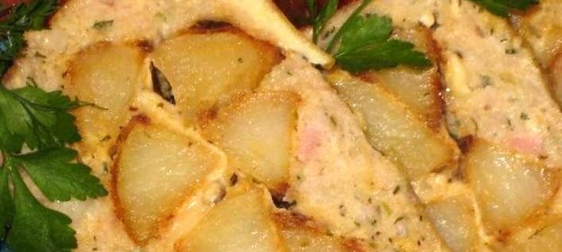 Запеканка куриная с картофелем