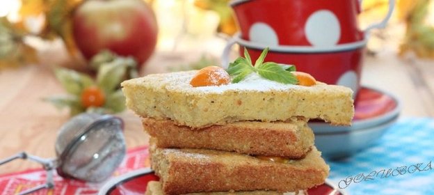 Запеканка из тыквы с корицей и ягодами