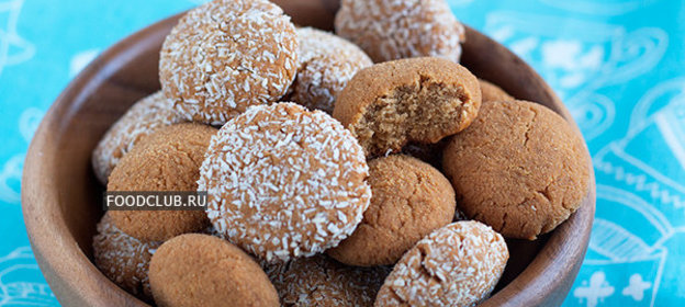 Исключительно кокосовое постное печенье