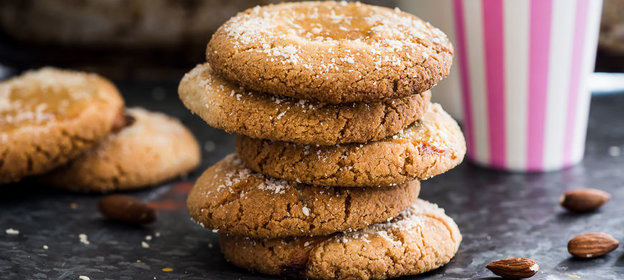 Песочное печенье с повидлом