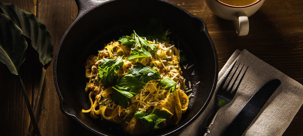 Паста с кроликом