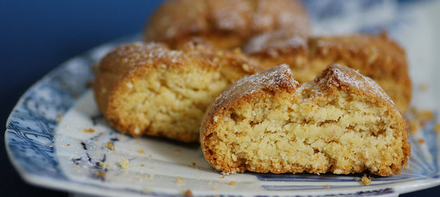 Лимонное печенье с кунжутом