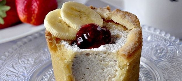 Кексики с творогом