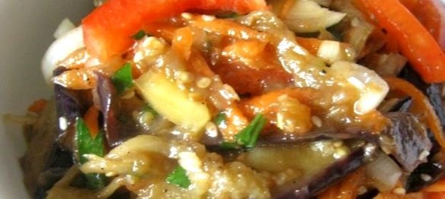 Салат баклажаны по-корейски