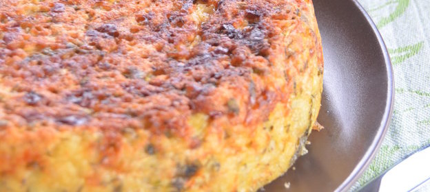 Сырная запеканка из кускуса