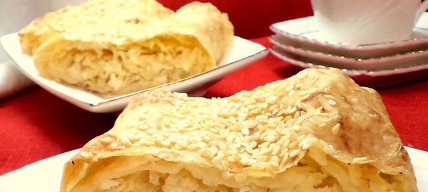 лимонный кекс с изюмом и курагой