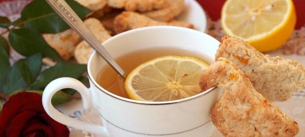 Постное лимонное печенье