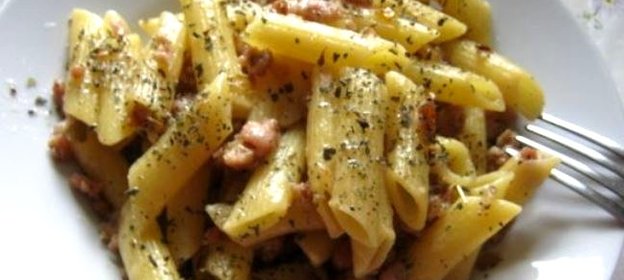 Макароны по-флотски с куриным фаршем