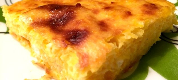 Творожно-тыквенная запеканка