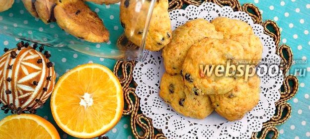 Морковное печенье с изюмом