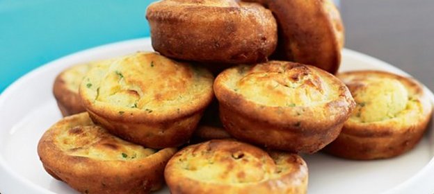 Кексики с сыром и зеленью