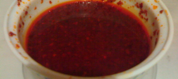 Острый соус из красного перца(пулбибера)