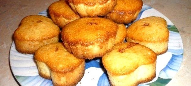 Кексы манные на кефире