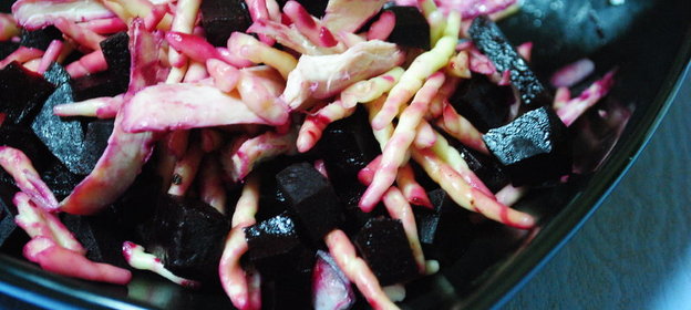 Паста с запеченной свеклой