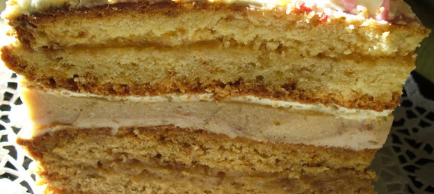 Бананово кофейный торт