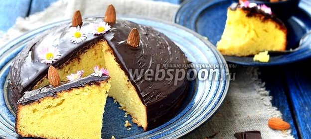 Миндально-шоколадный бисквит Parrozzo