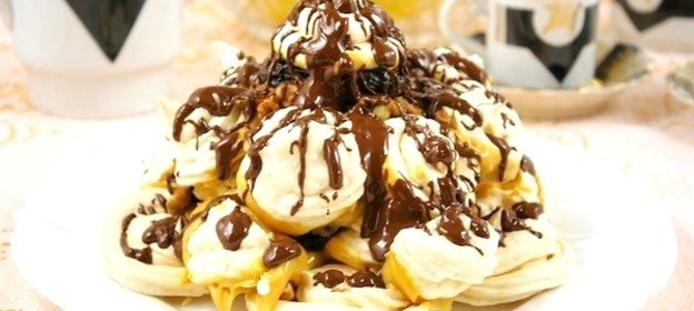 Торт «Графские развалины» с безе