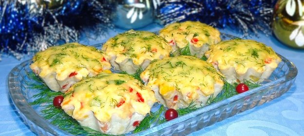 Закусочные маффины Новогоднее конфетти