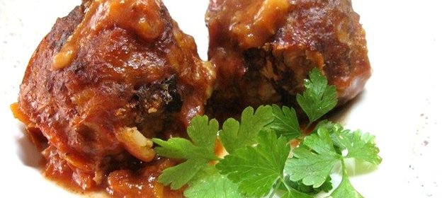 Тефтели с рисом в духовке