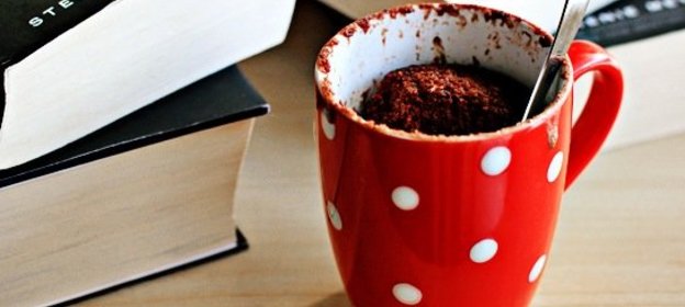 Шоколадный кекс в кружке за 5 минут