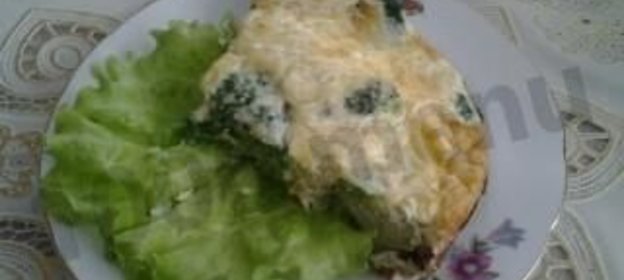 Запеканка с брокколи